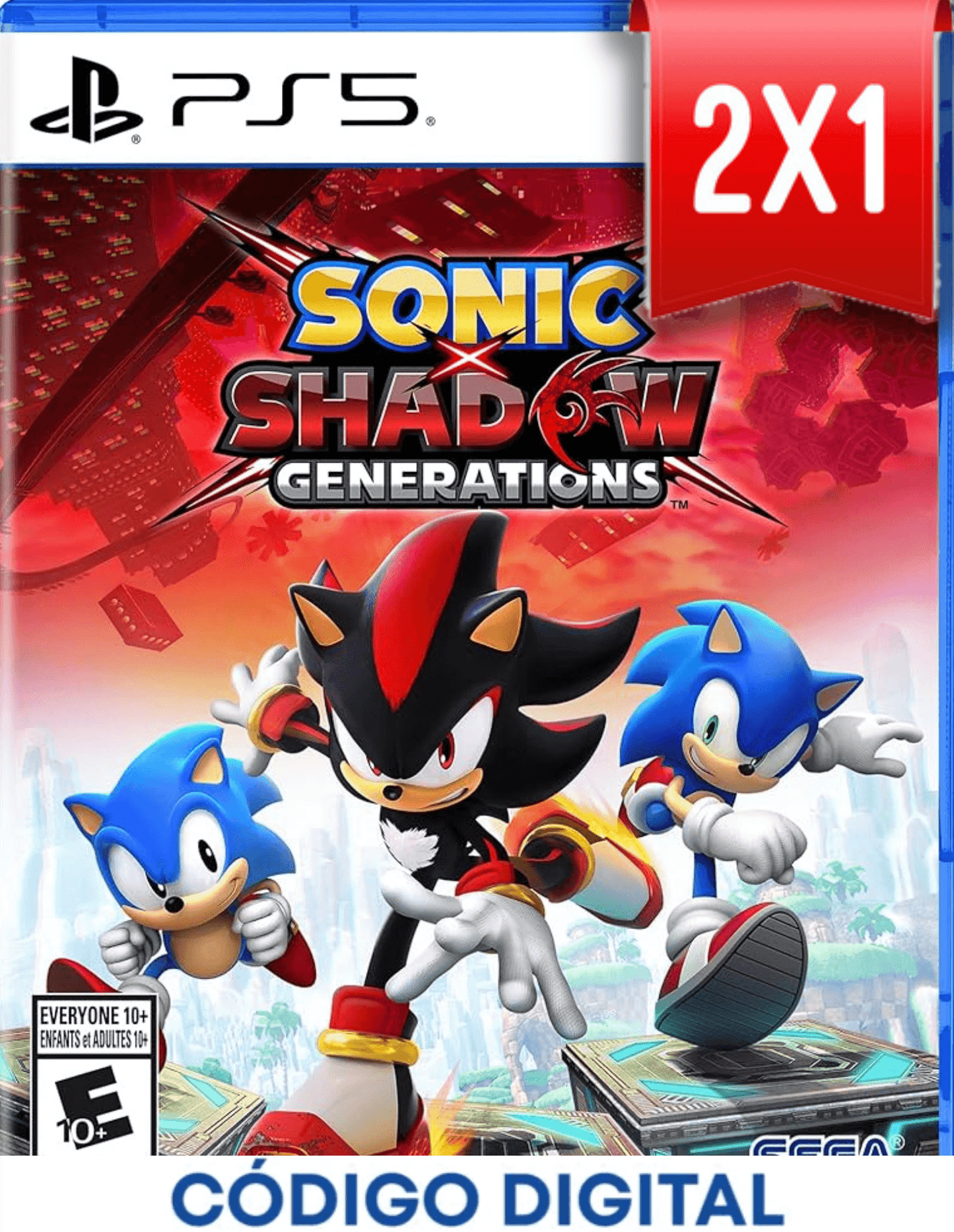 Sonic Shadow Generations PS5 [Codigo Digital]