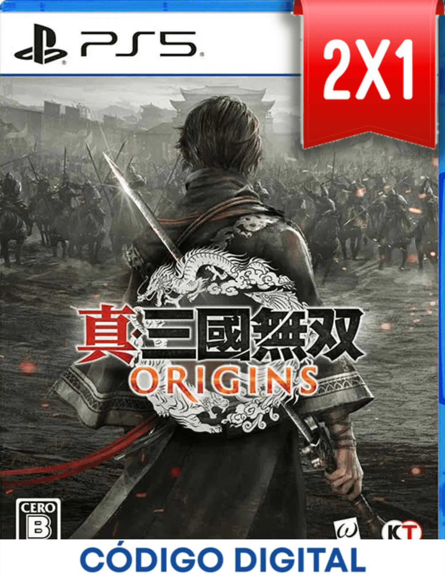 Dynasty Warriors Origins PS5 [Codigo Digital]