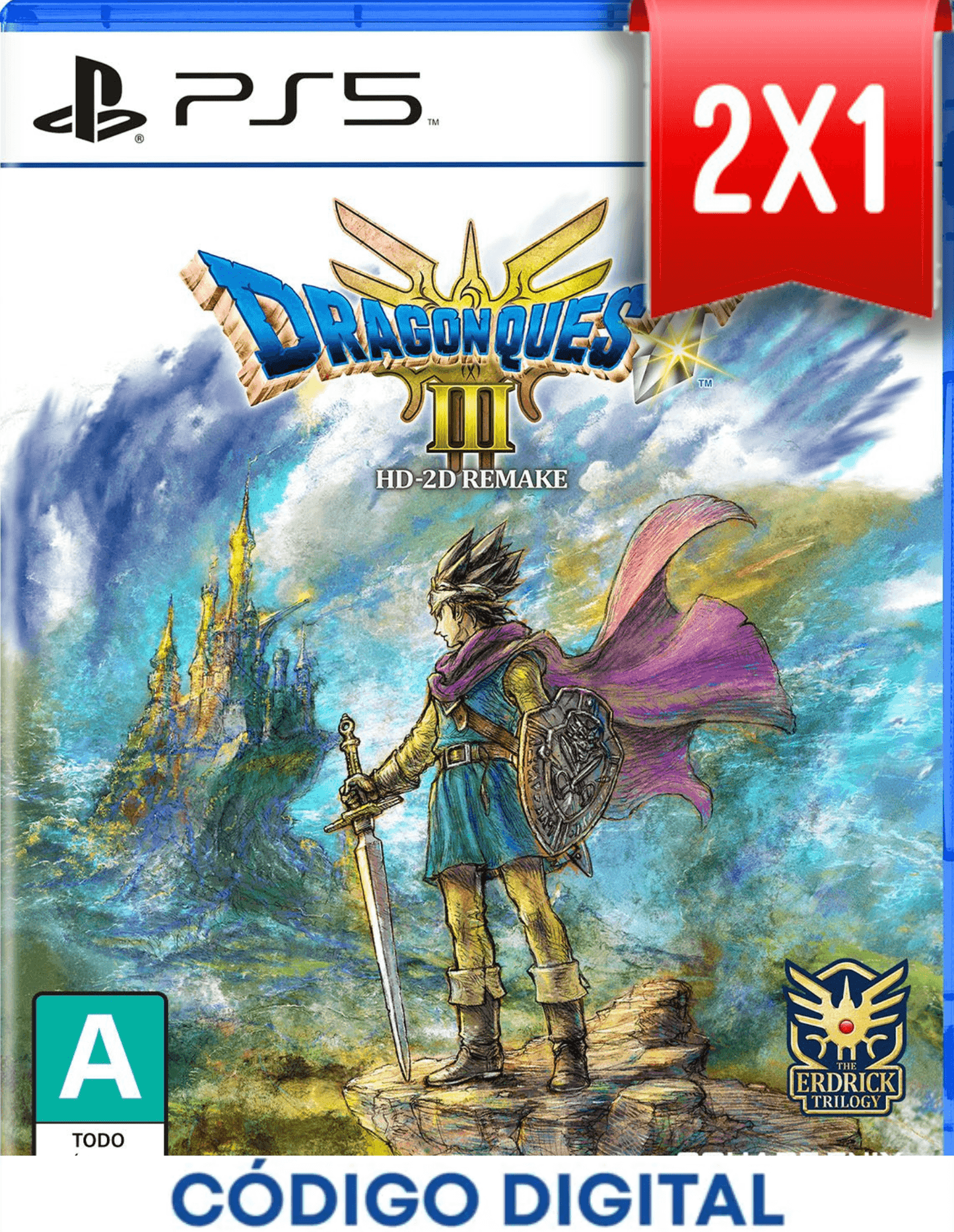 Dragon Quest III HD-2D Remake PS5 [Codigo Digital]