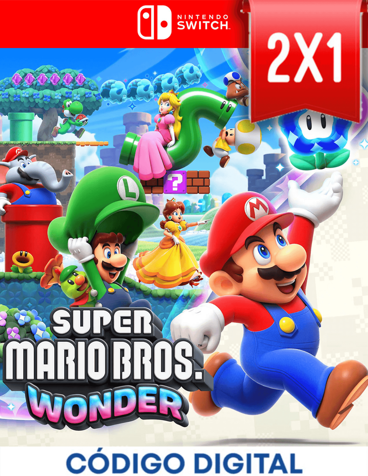 Super Mario Bros Wonder Switch [Codigo Digital]