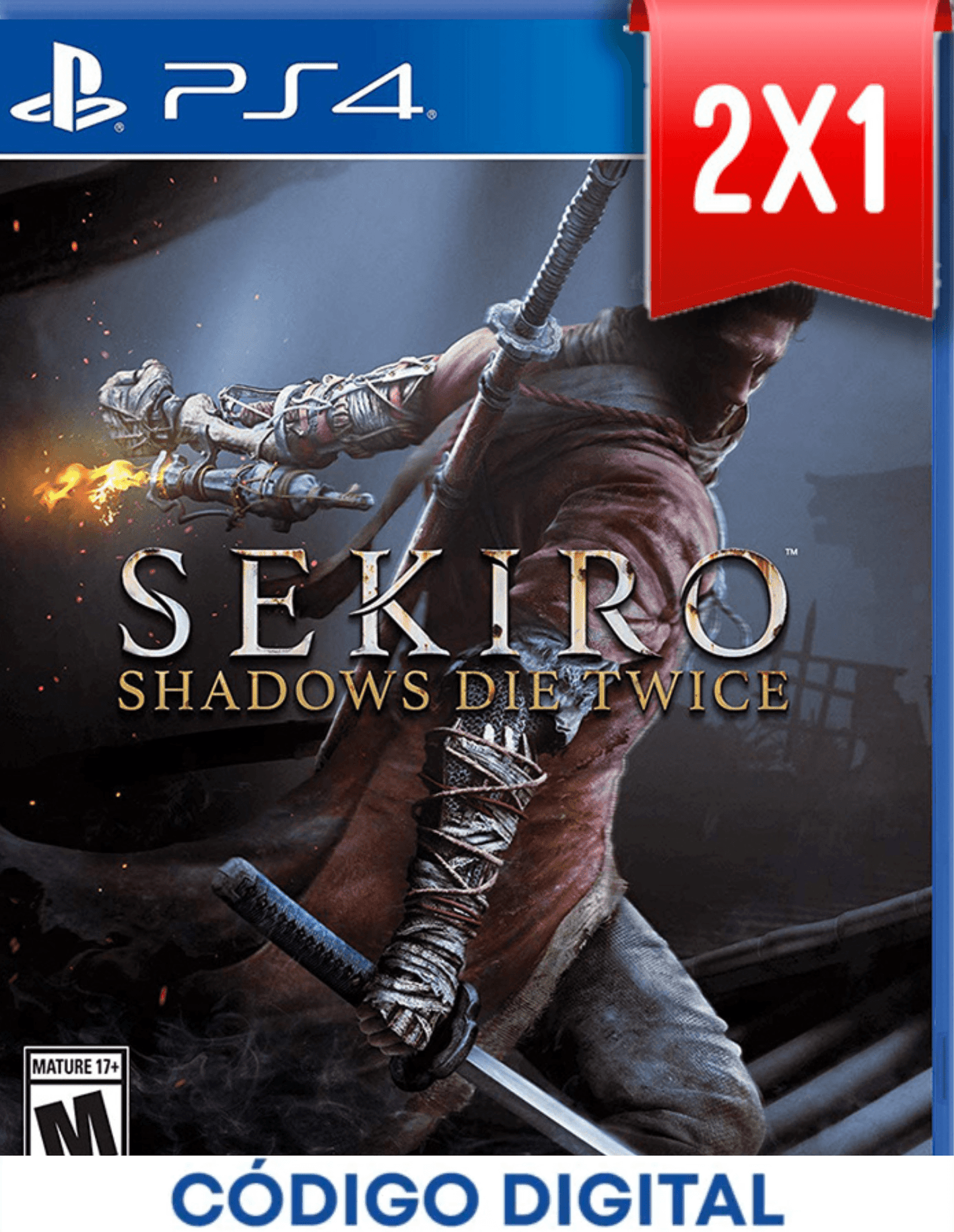 Sekiro Shadows Die Twice PS4 [Codigo Digital]