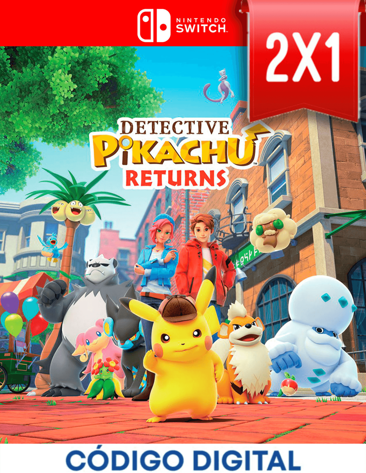 Detective Pikachu Returns Switch [Codigo Digital]