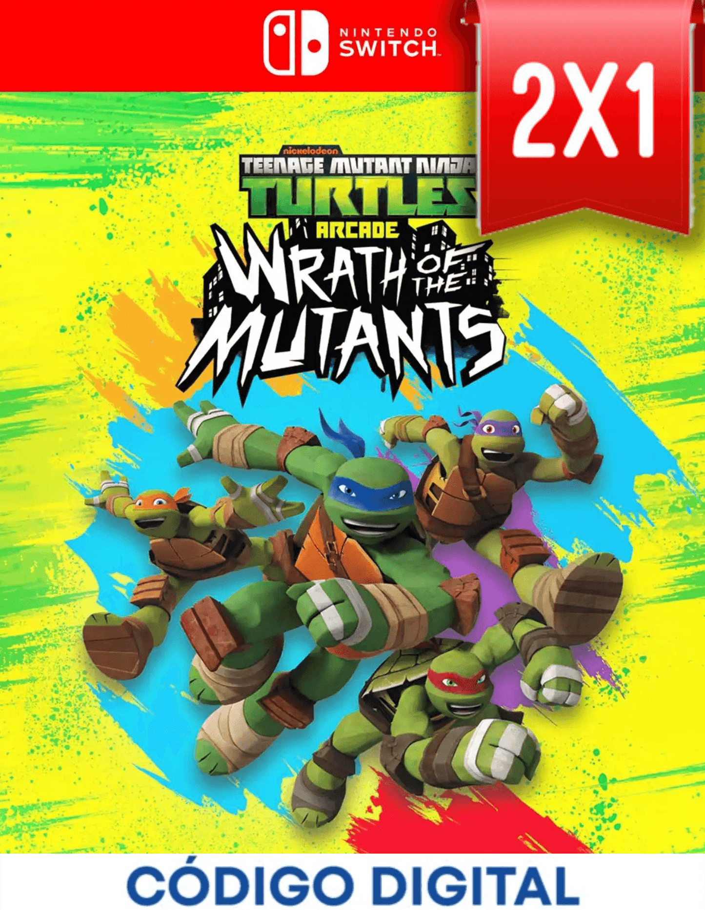 TMNT Wrath Of The Titans Switch [Codigo Digital]