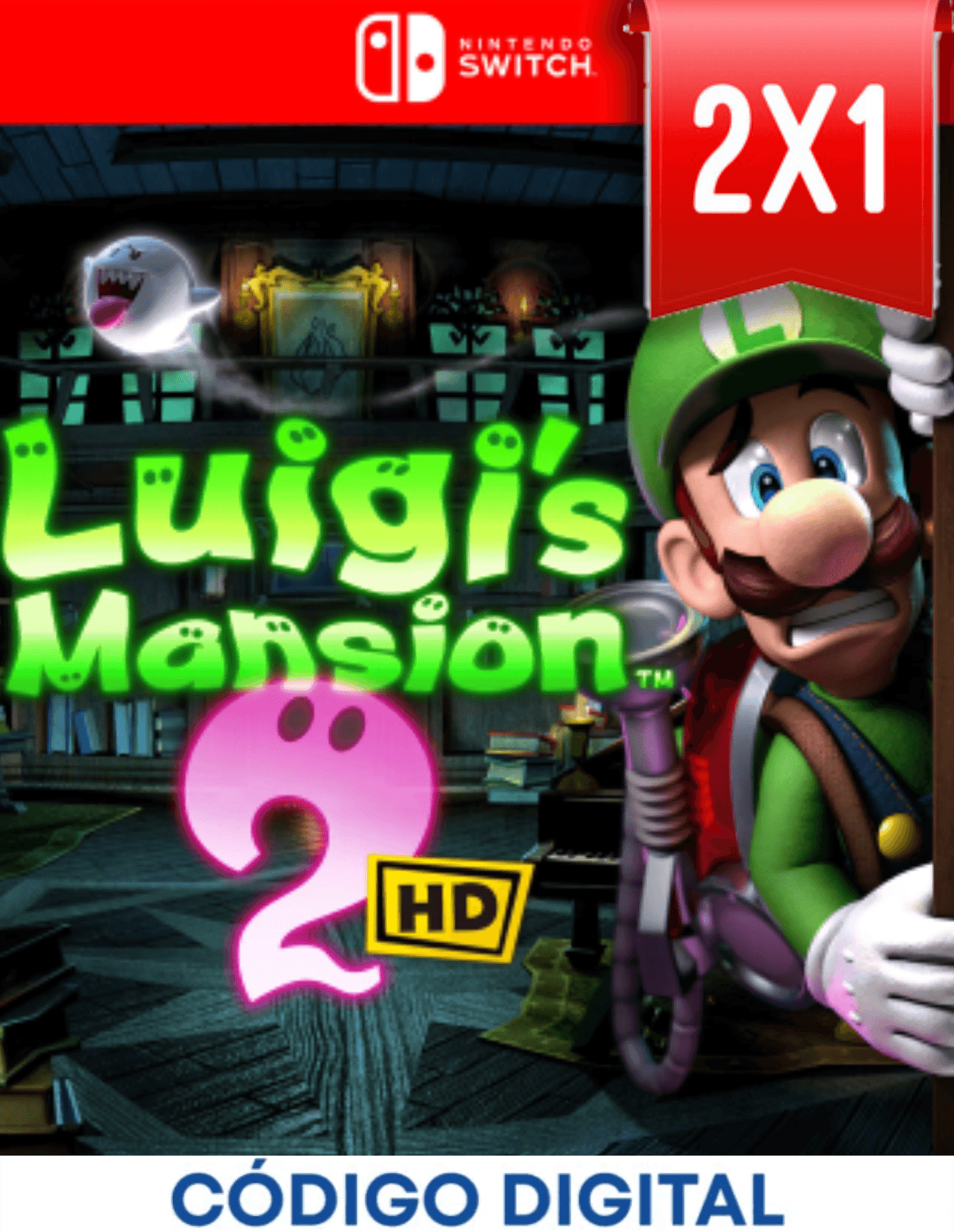 Luigis Mansion 2 HD Switch [Codigo Digital]