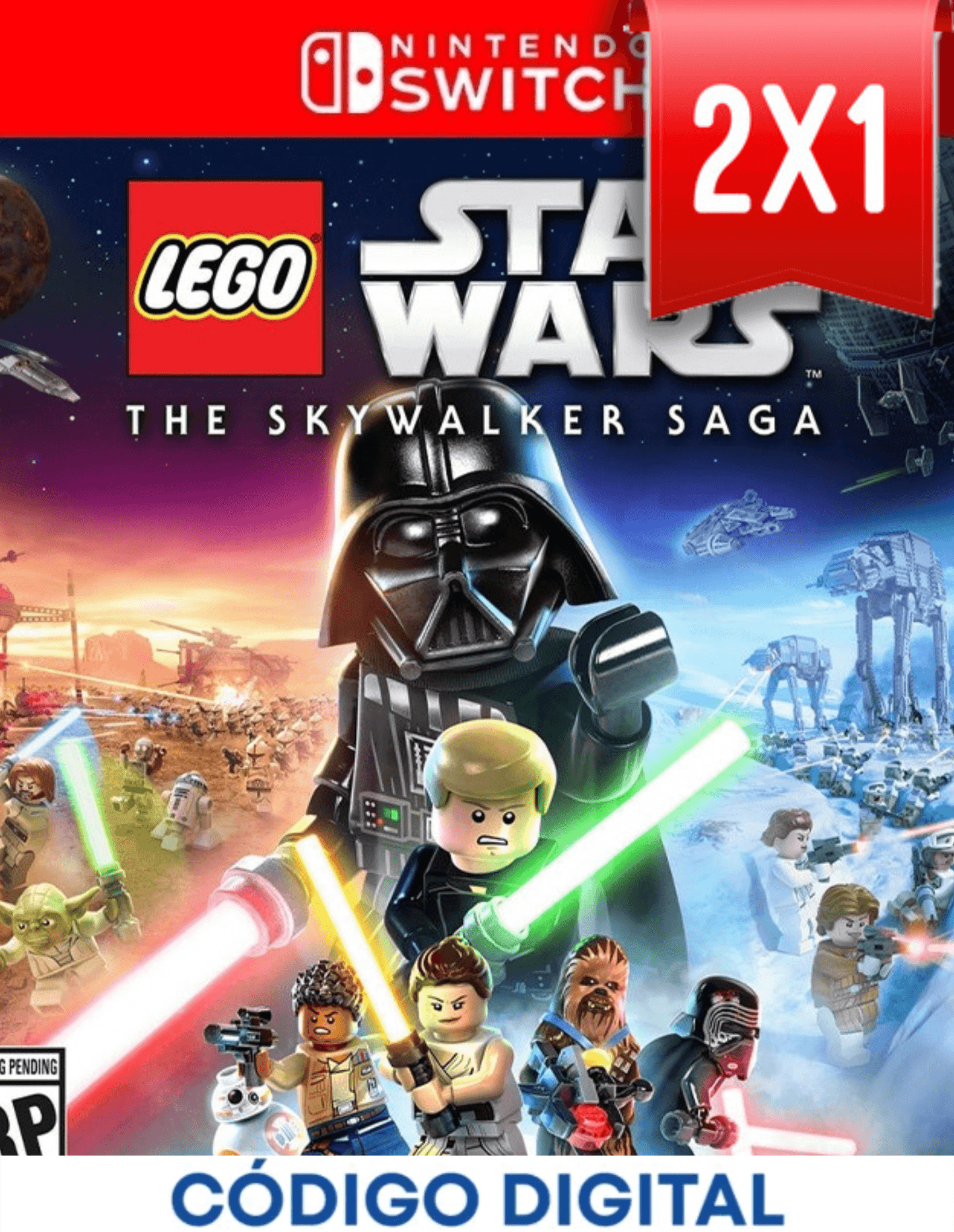 Lego Star Wars The Sky Walker Saga Switch [Codigo Digital]