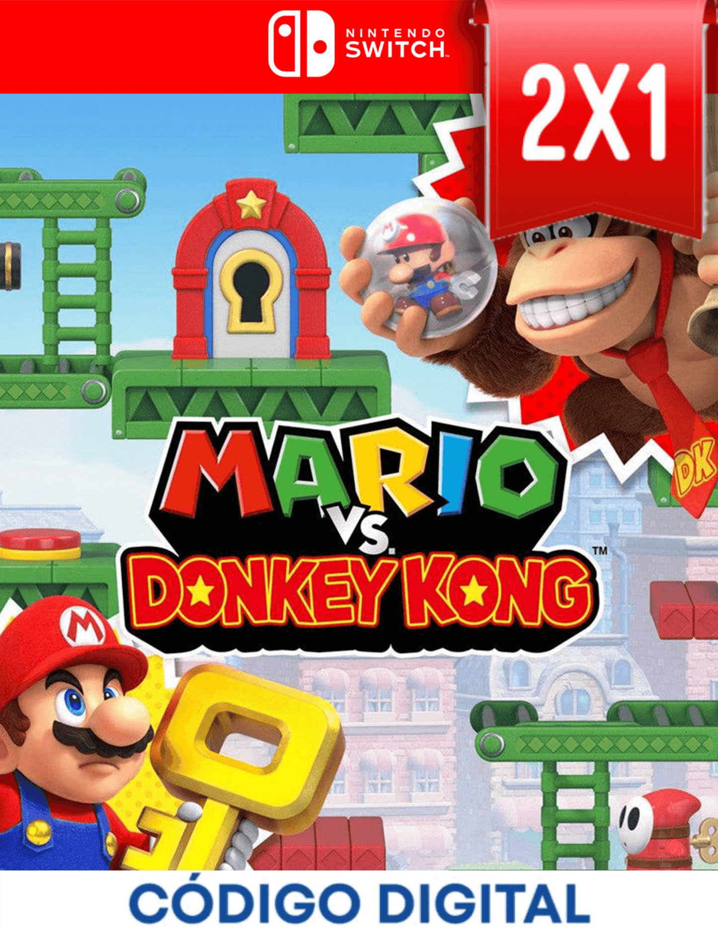Mario Vs Donkey Kong Switch [Codigo Digital]