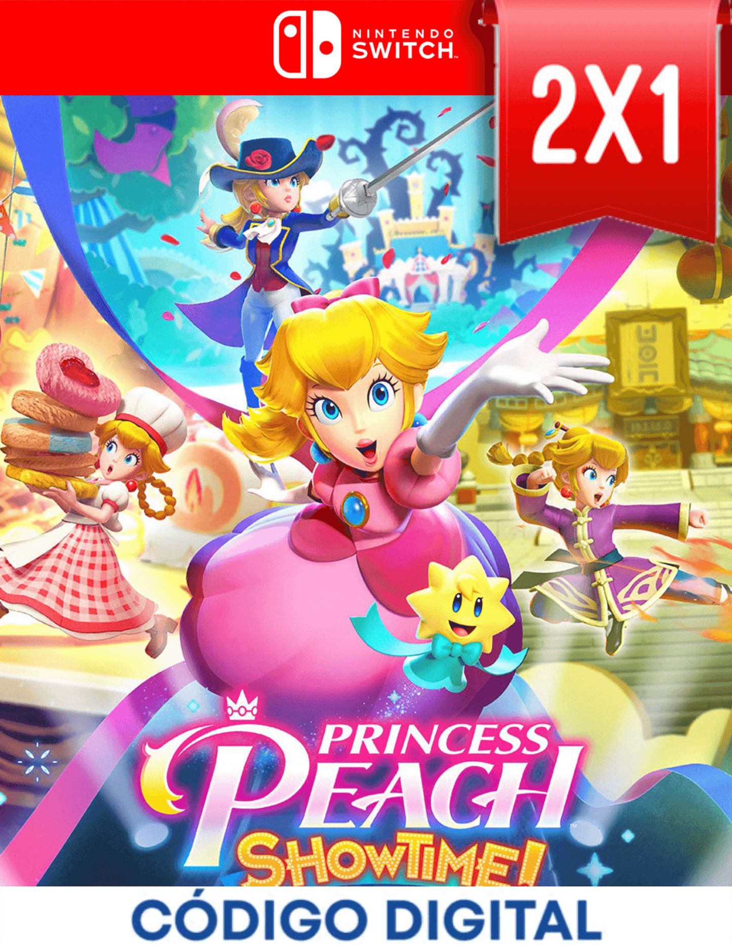 Princess Peach Showtime Switch [Codigo Digital]