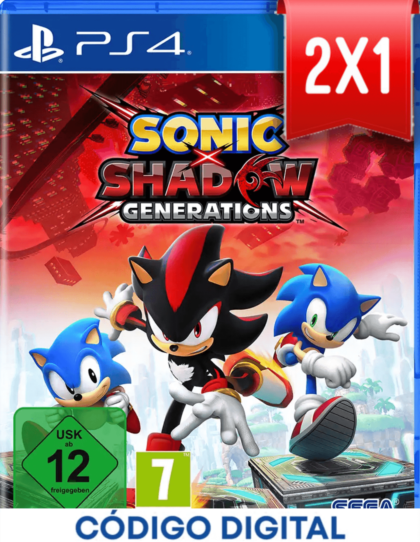 Sonic Shadow Generations PS4 [Codigo Digital]