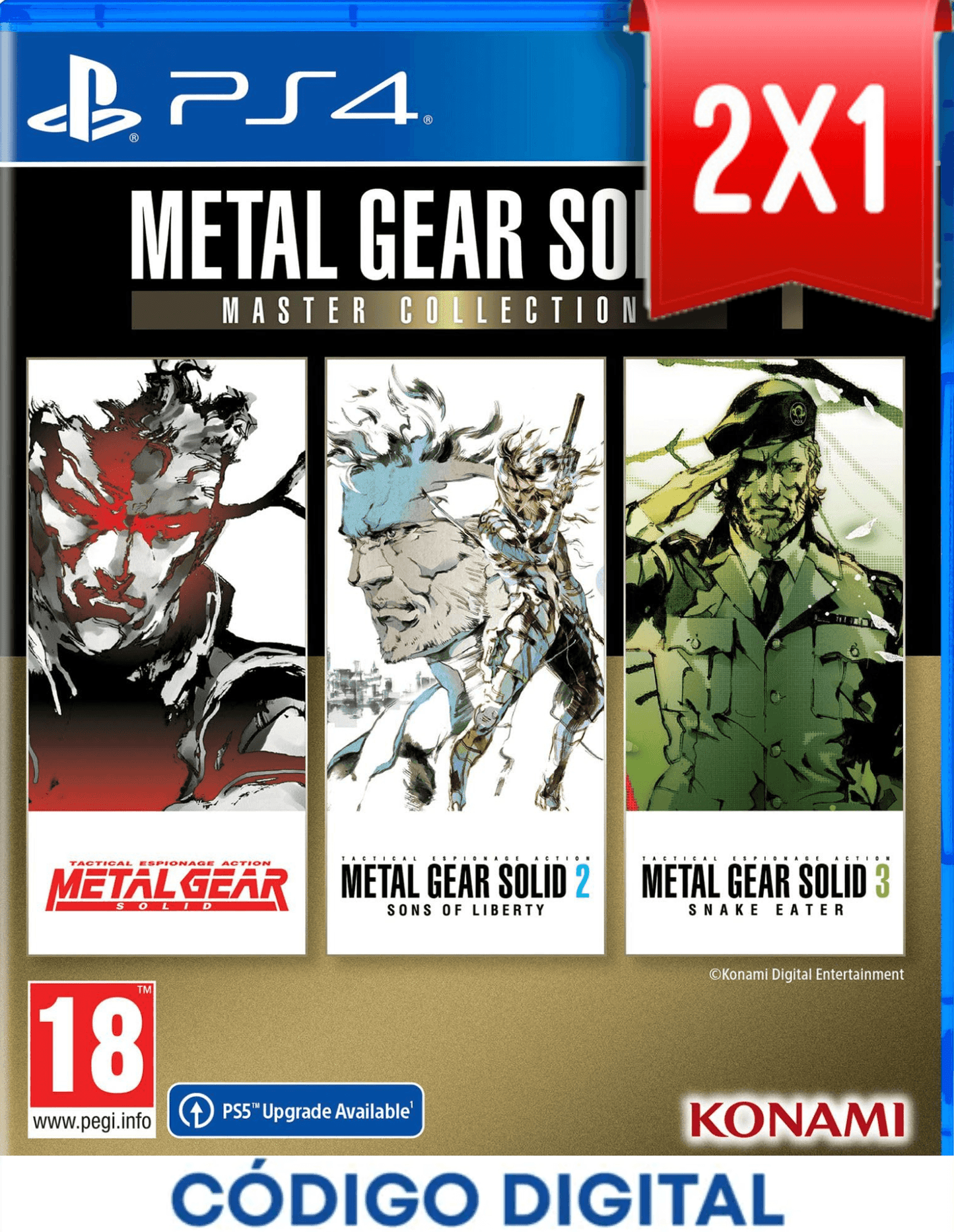 Metal Gear Solid Master Collection PS4 [Codigo Digital]