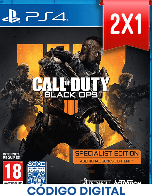 Call Of Duty Black Ops 4 PS4 [Codigo Digital]