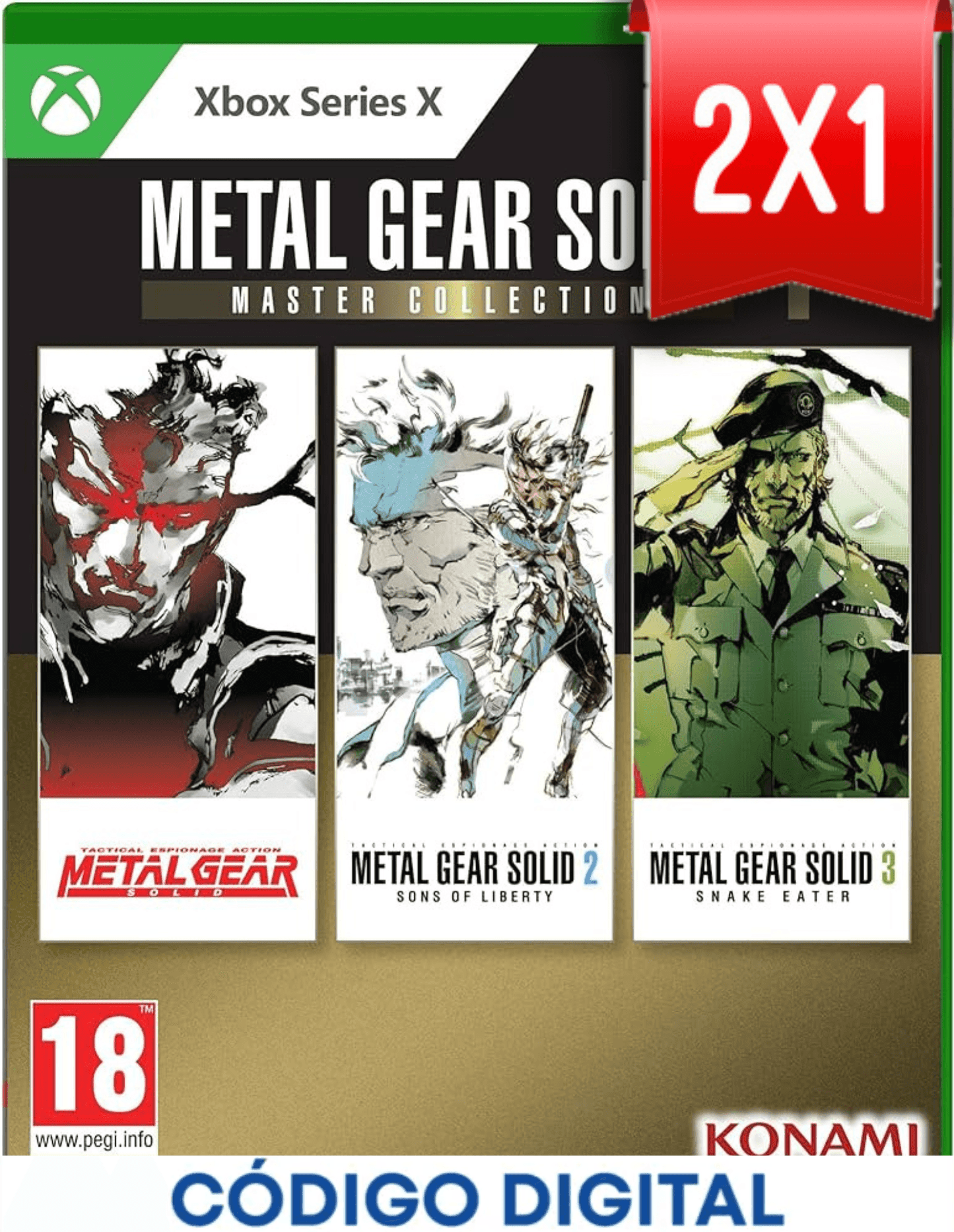 Metal Gear Solid Master Collection Xbox [Codigo Digital]
