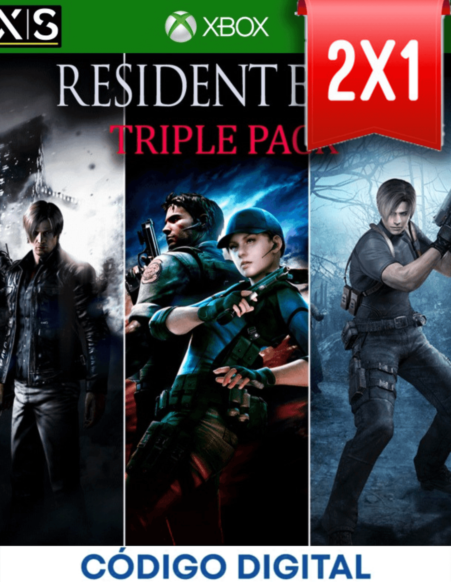Resident Evil Triple Pack Xbox [Codigo Digital]