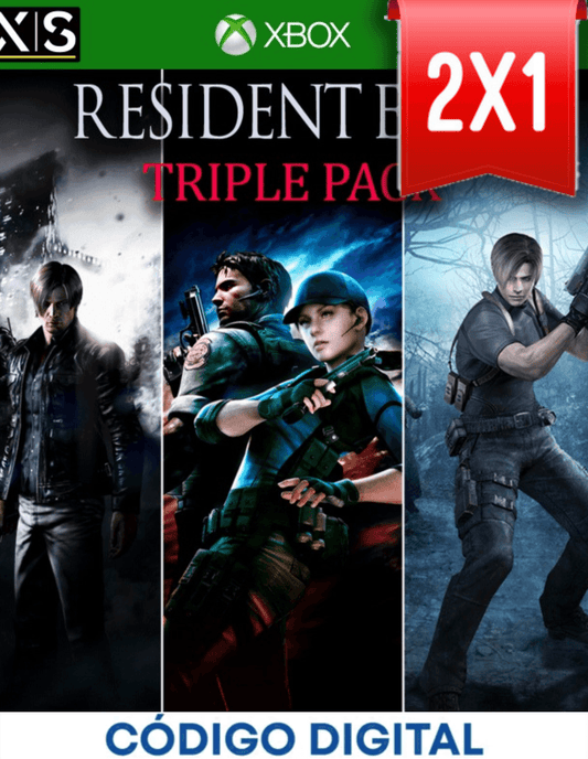 Resident Evil Triple Pack Xbox [Codigo Digital]