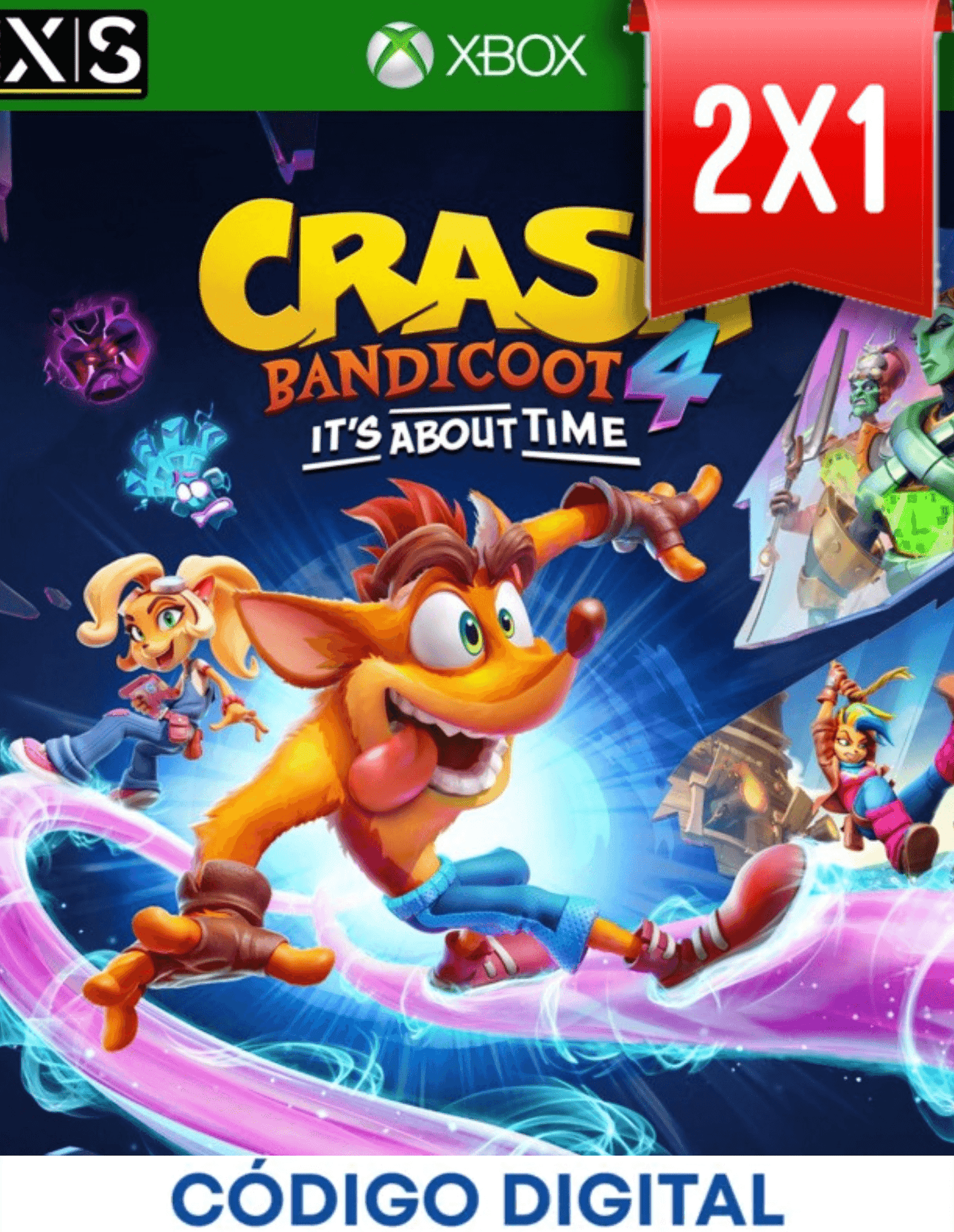 Crash 4 Its About Time Xbox [Codigo Digital]