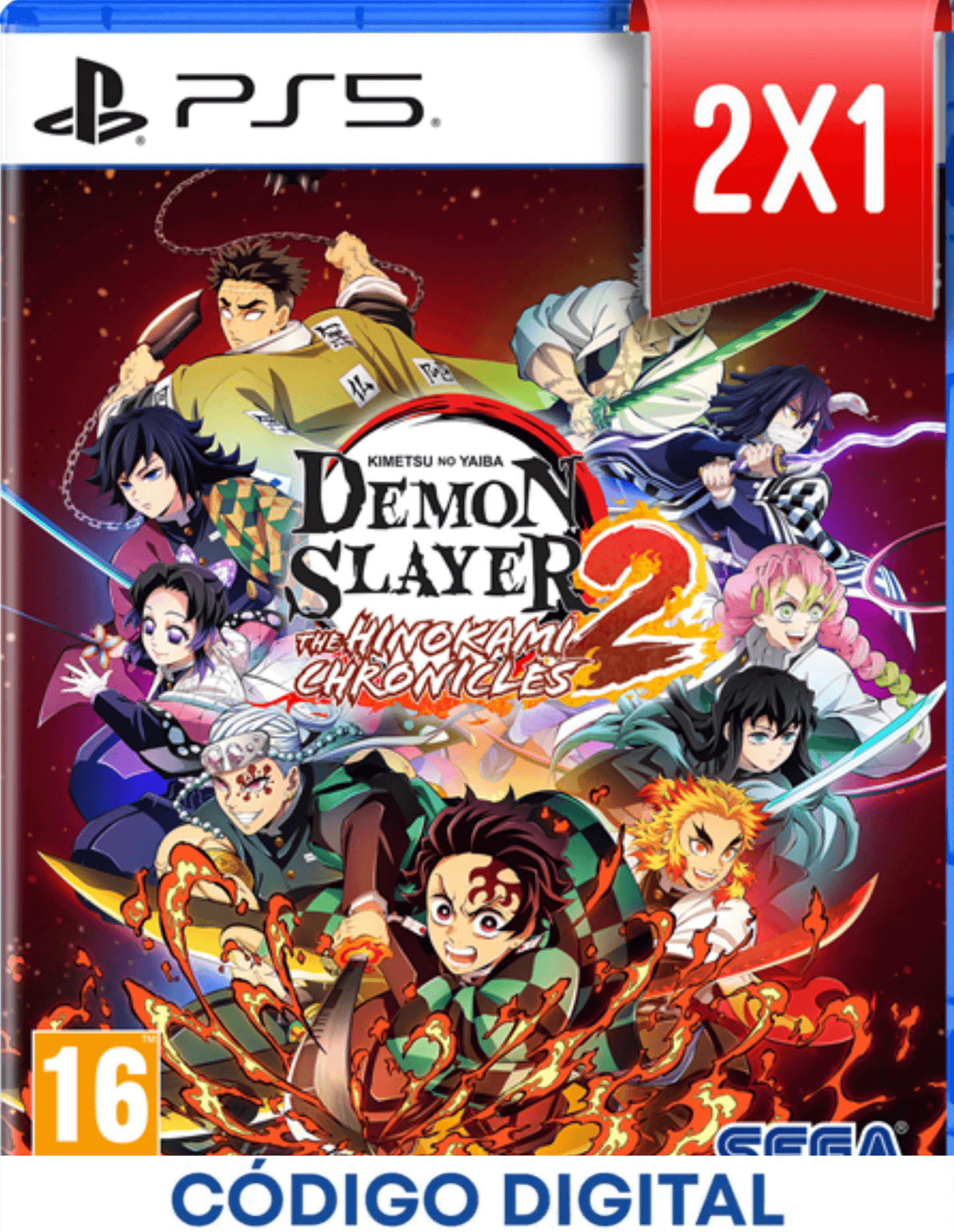 Kimetsu No Yaiba Demon Slayer The Hinokami Chronicles 2 PS5 [Codigo Digital]