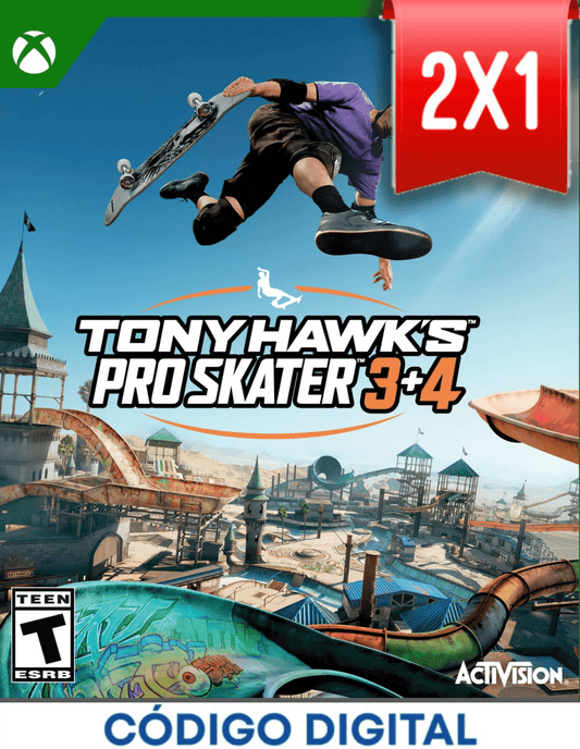 Tony Hawks Pro Skater 3+4 Xbox [Codigo Digital]