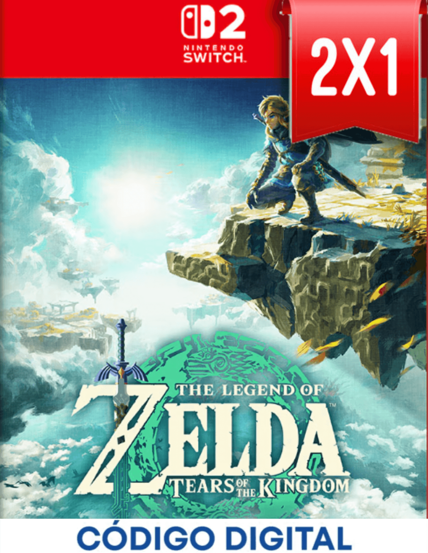 Zelda Tears Of The Kingdom Switch 2 [Codigo Digital]