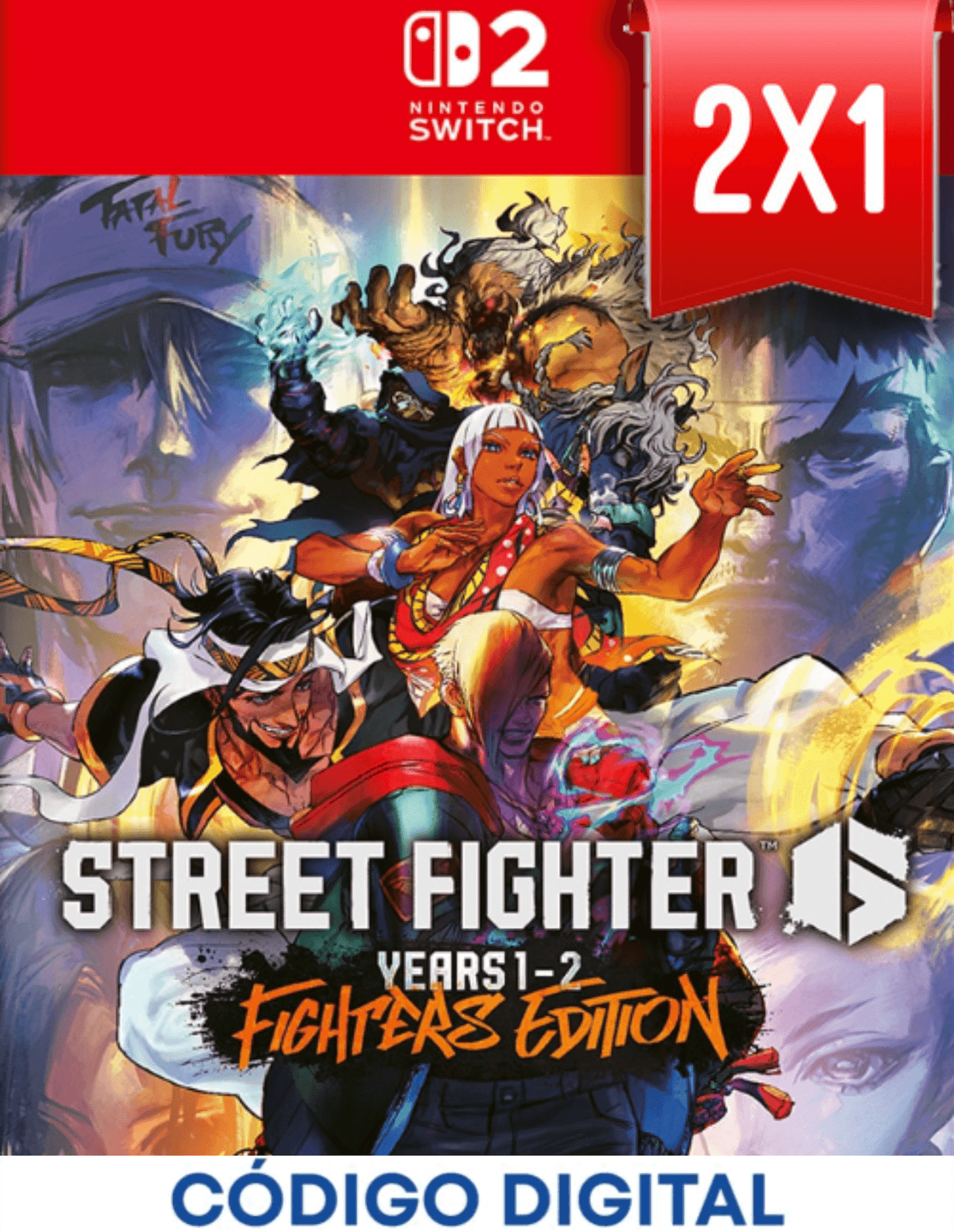 Street Fighter 6 Years 1-2 Switch 2 [Codigo Digital]
