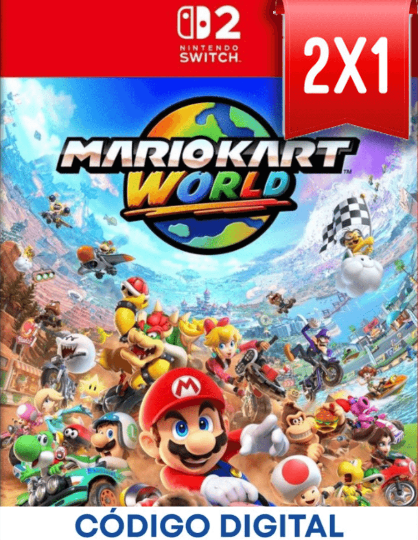 Mario Kart World Switch 2 [Codigo Digital]