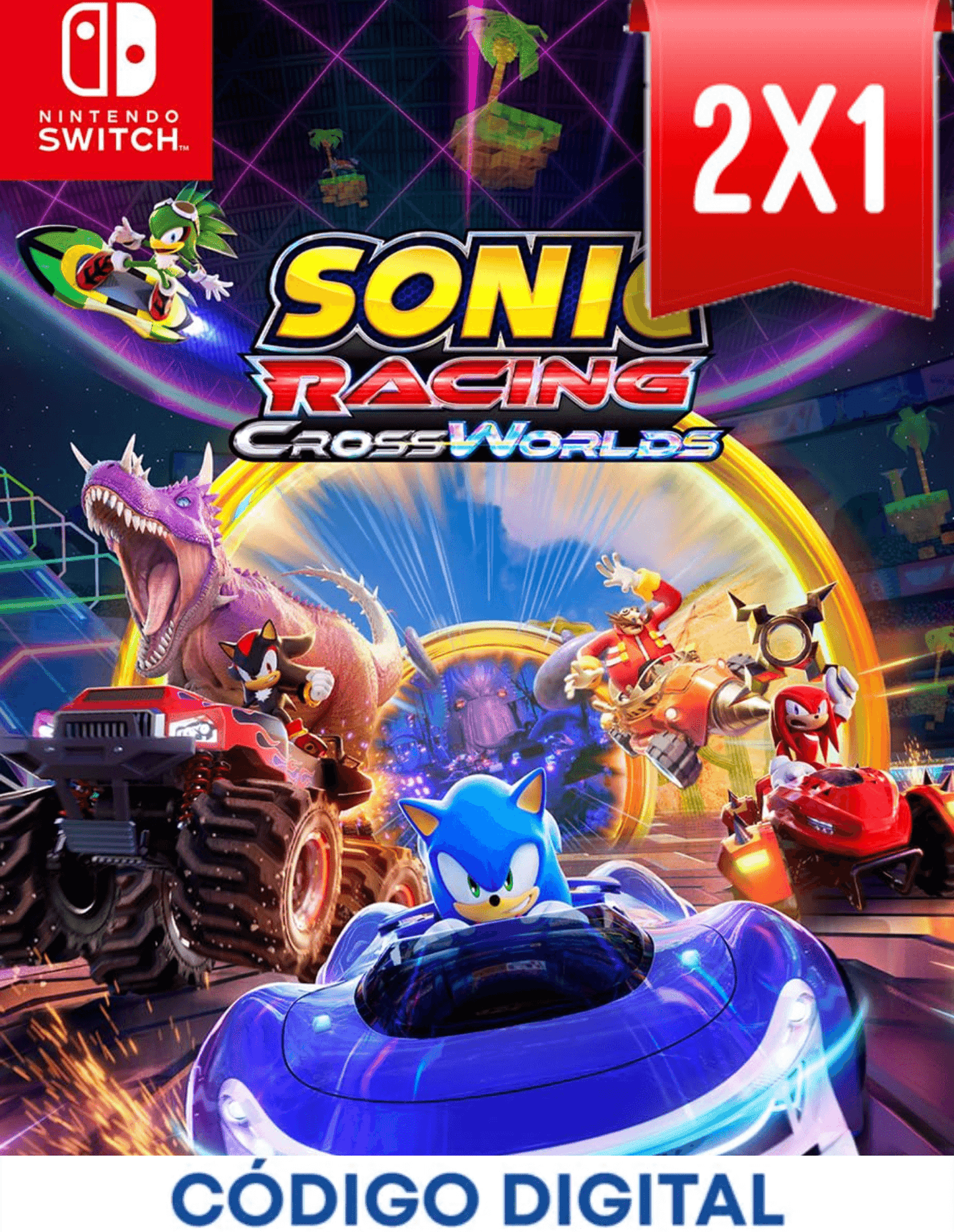 Sonic Racing CrossWorlds Switch 2 [Codigo Digital]