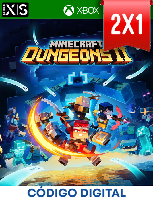 Minecraft Dungeons 2 Xbox [Codigo Digital]