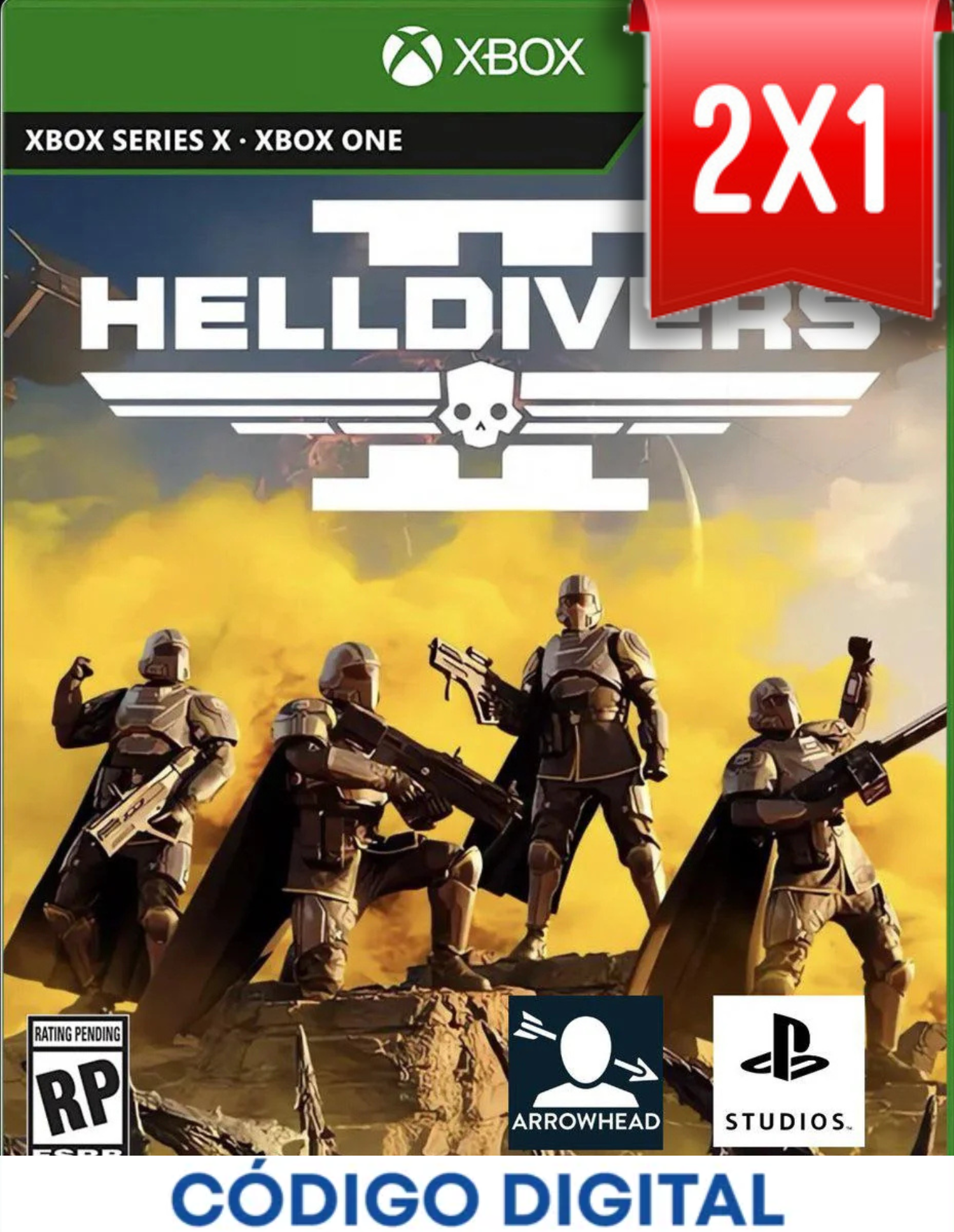 HellDivers 2 Xbox [Codigo Digital]