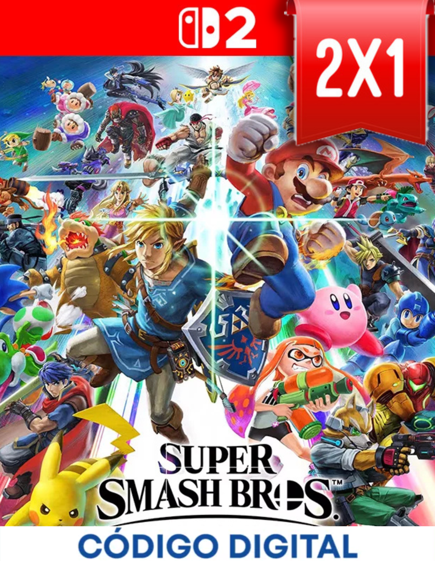 Super Smash Bros Ultimate Switch 2 [Codigo Digital]