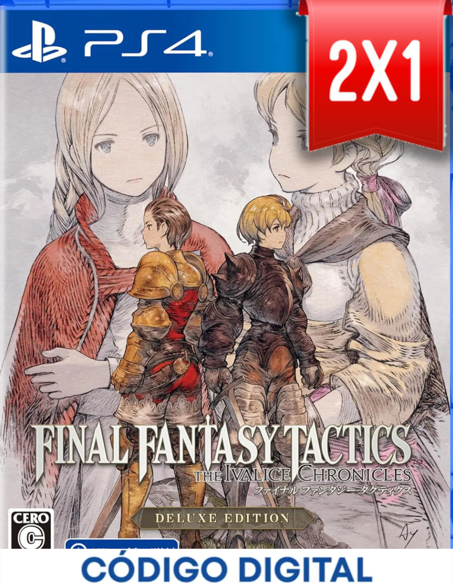Final Fantasy Tactics The Ivalice Chronicles PS4 [Codigo Digital]