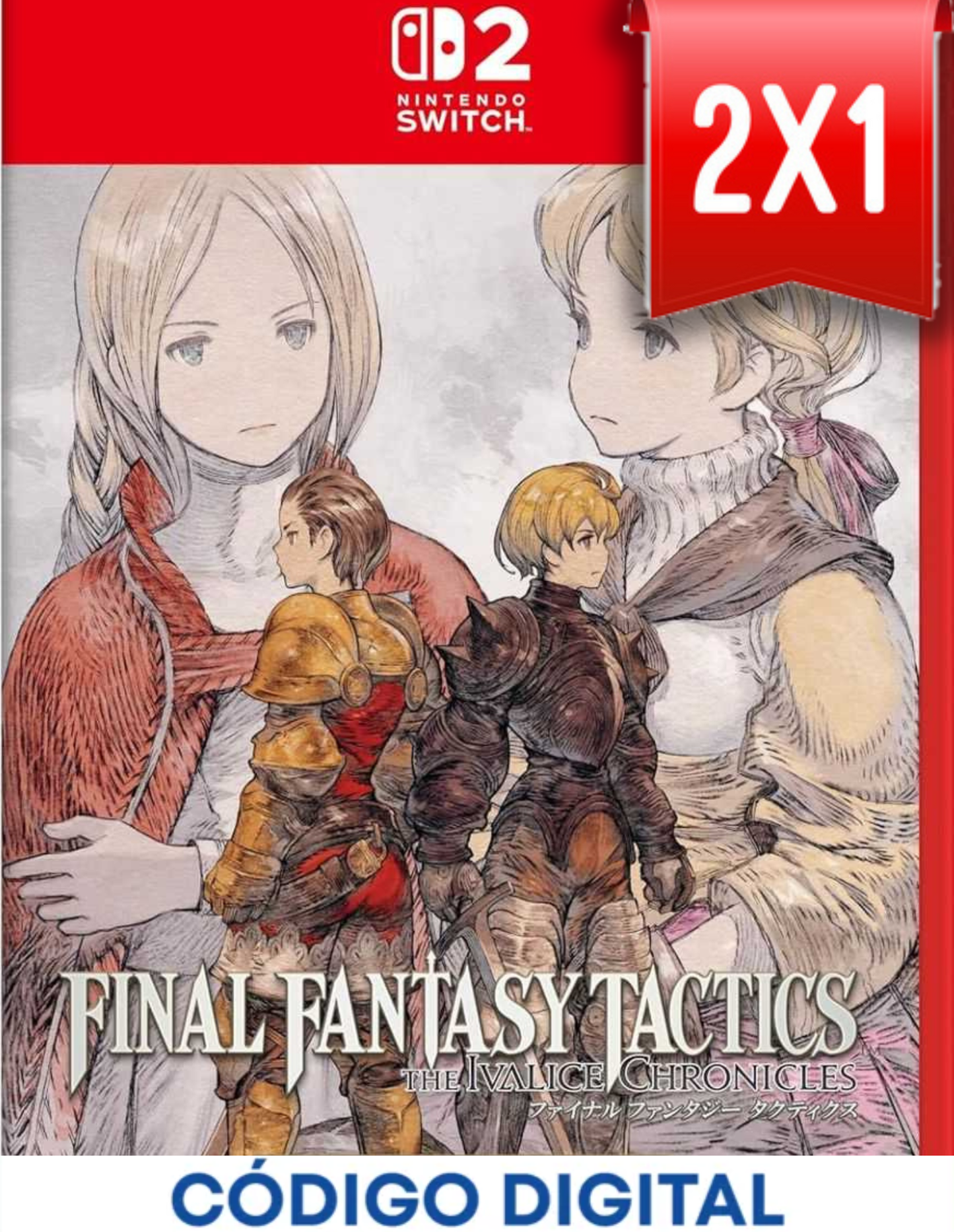 Final Fantasy Tactics The Ivalice Chronicles Switch 2 [Codigo Digital]