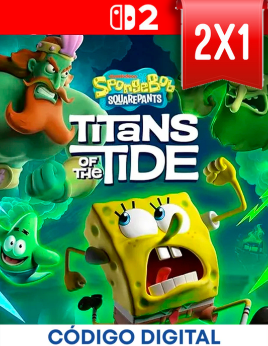 Bob Esponja Titanes De La Marea Switch 2 [Codigo Digital]