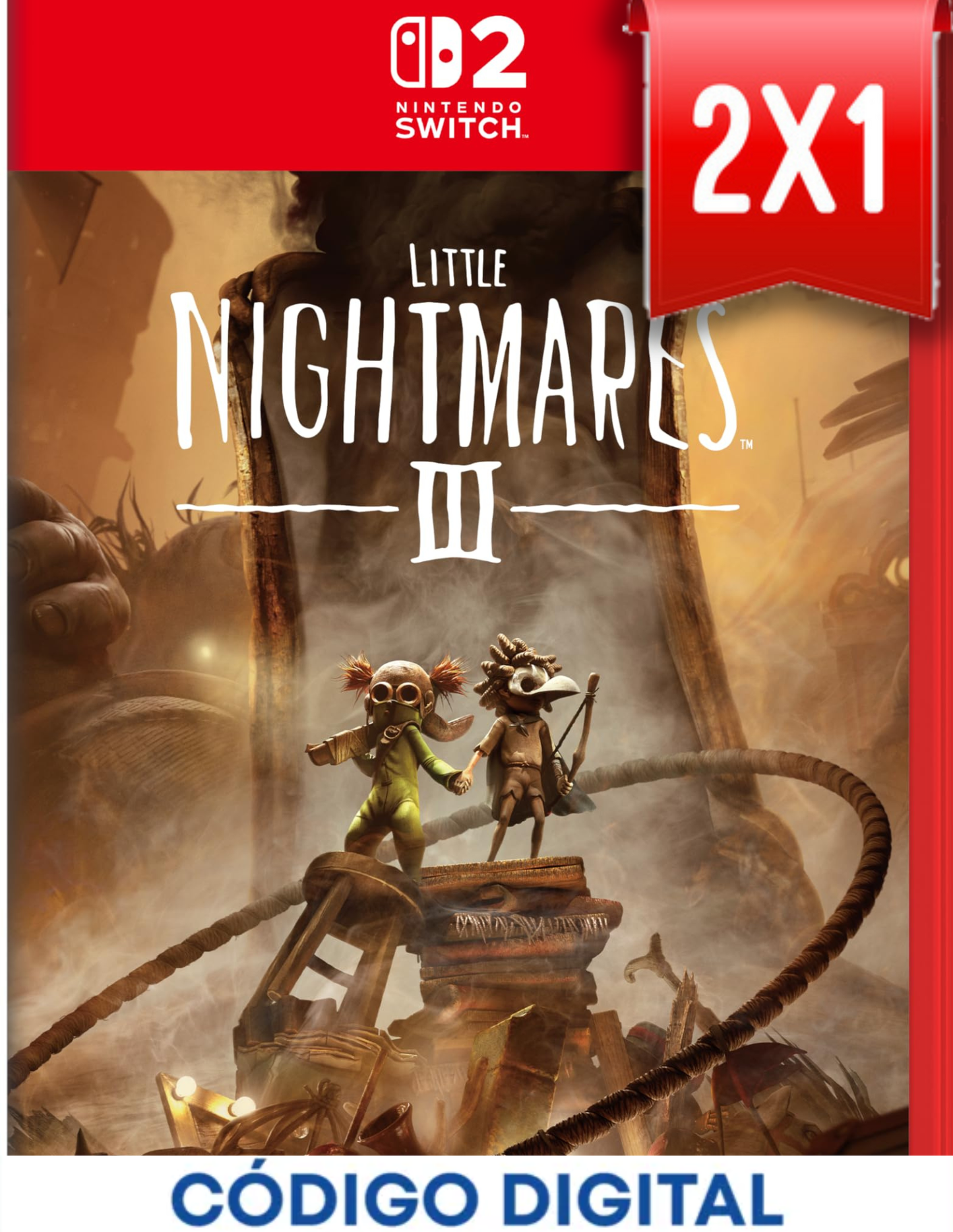 Little Nightmares 3 Switch 2 [Codigo Digital]