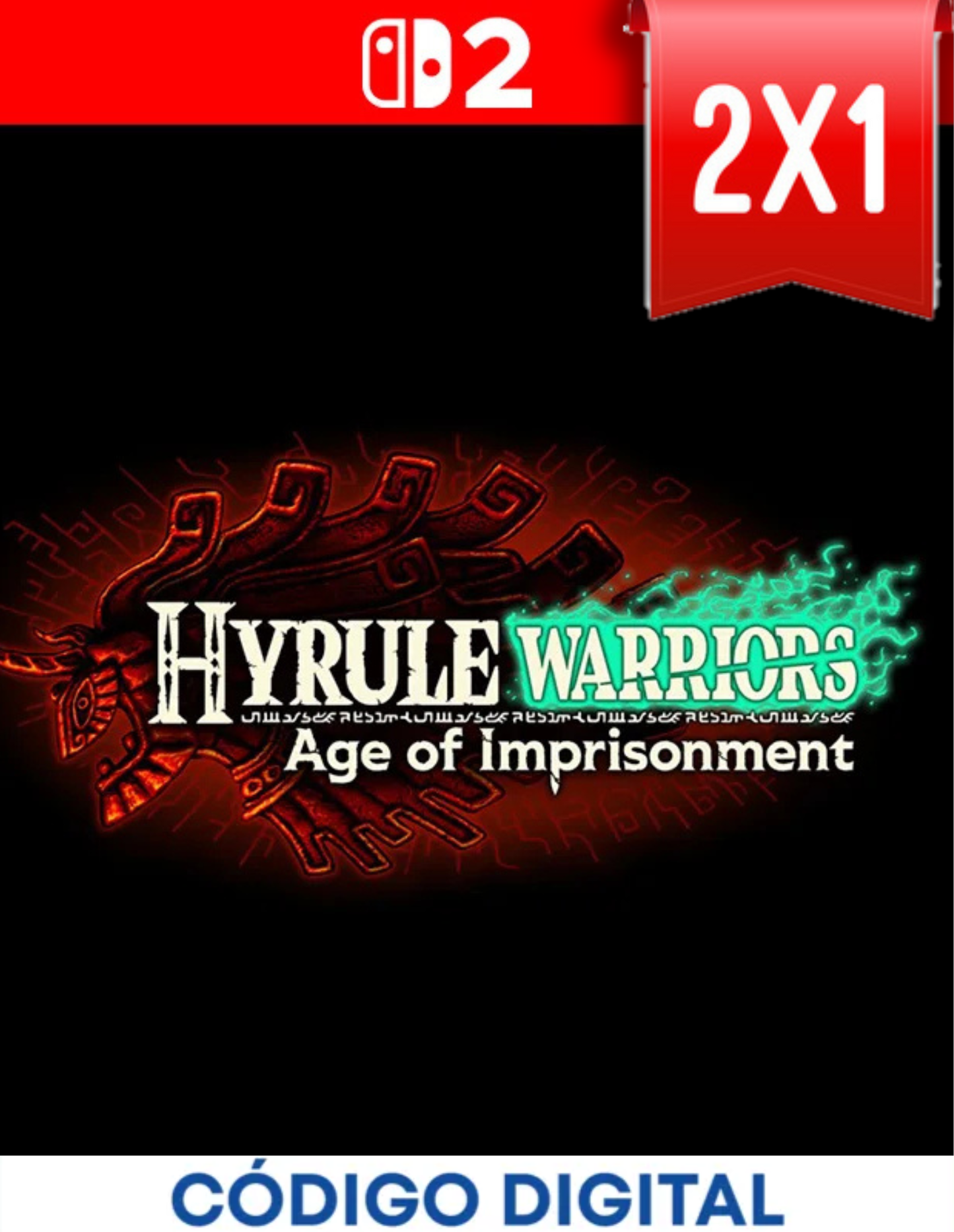 Hyrule Warriors Age Of Imprisonment Switch 2 [Codigo Digital]