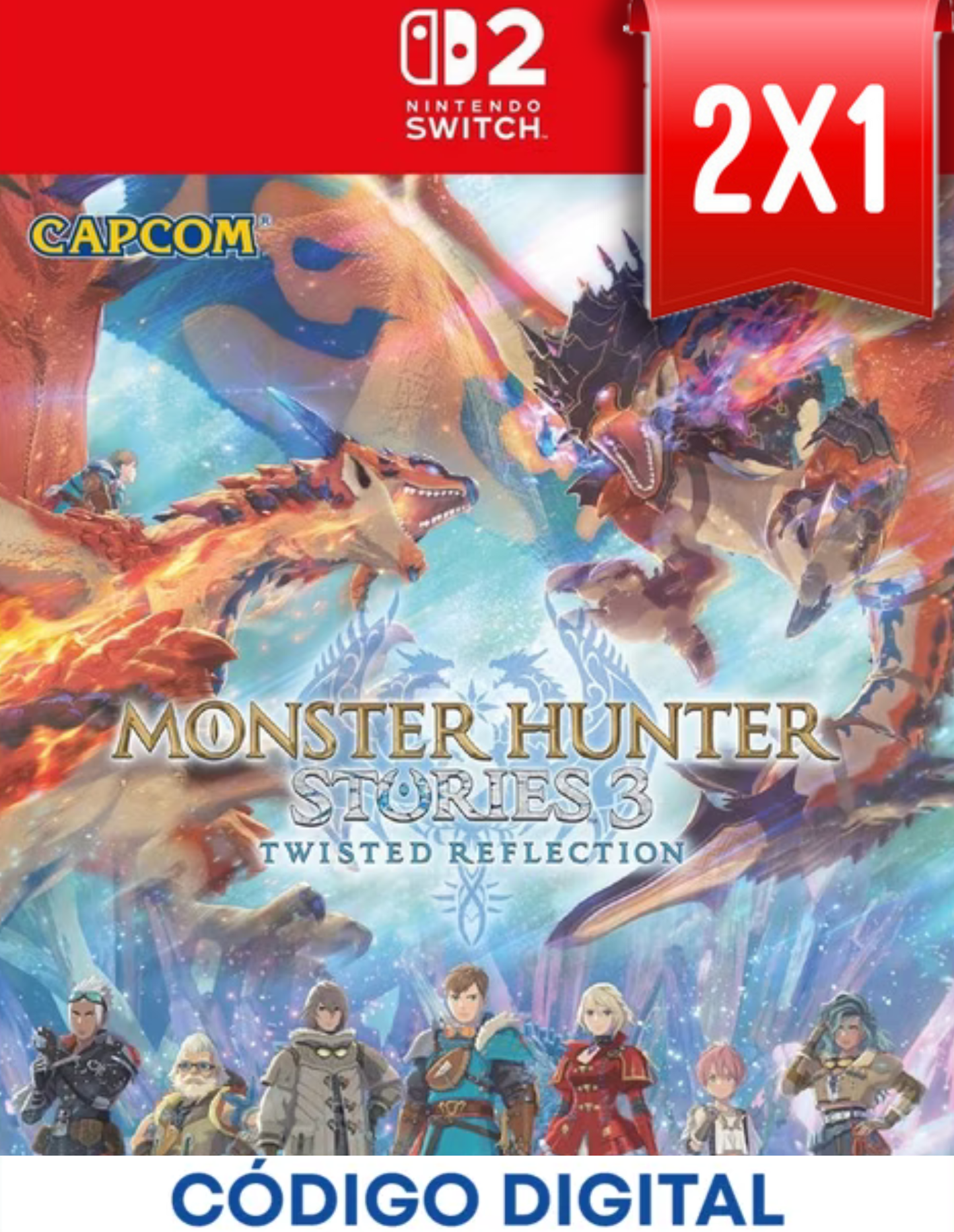 Monster Hunter Stories 3: Twisted Reflection Switch 2 [Codigo Digital]