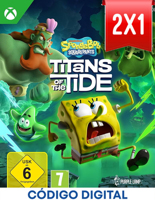 Bob Esponja Titanes De La Marea Xbox [Codigo Digital]