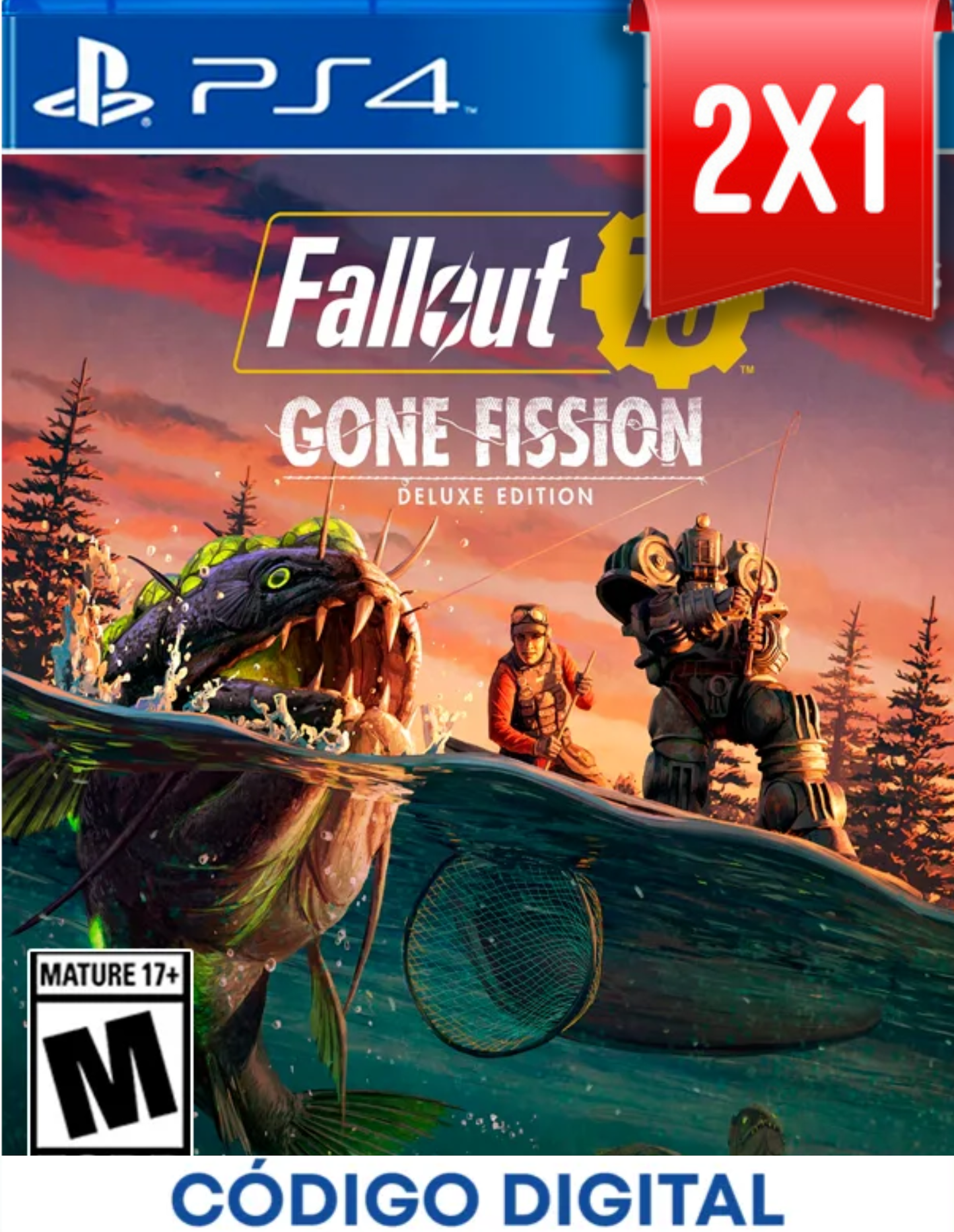 Fallout 76 Gone Fission Deluxe PS4 [Codigo Digital]