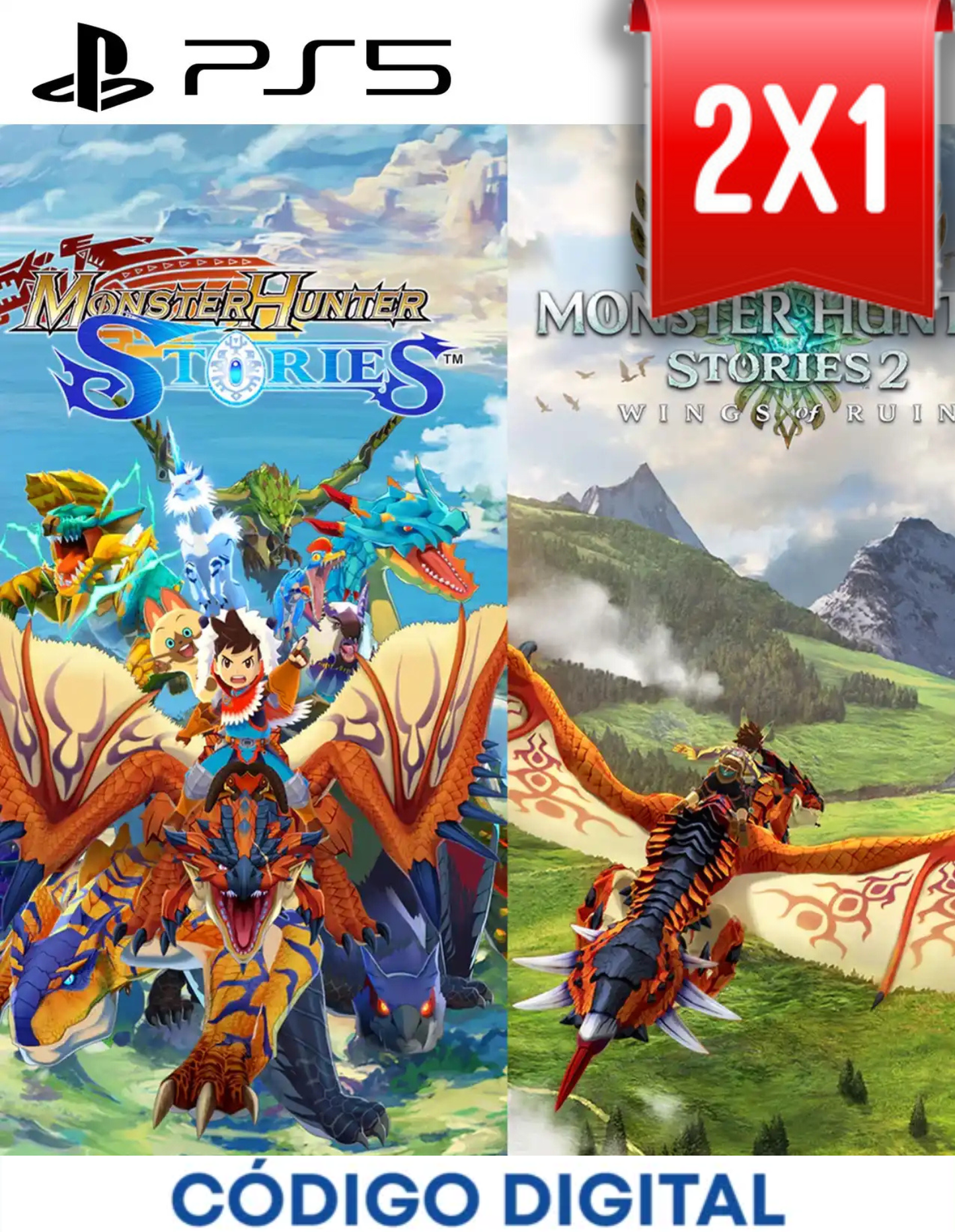 Monster Hunter Stories Collection PS5 [Codigo Digital]