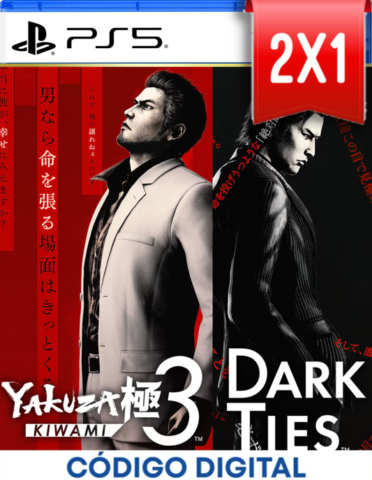 Yakuza Kiwami 3 & Dark Ties PS5 [Codigo Digital]