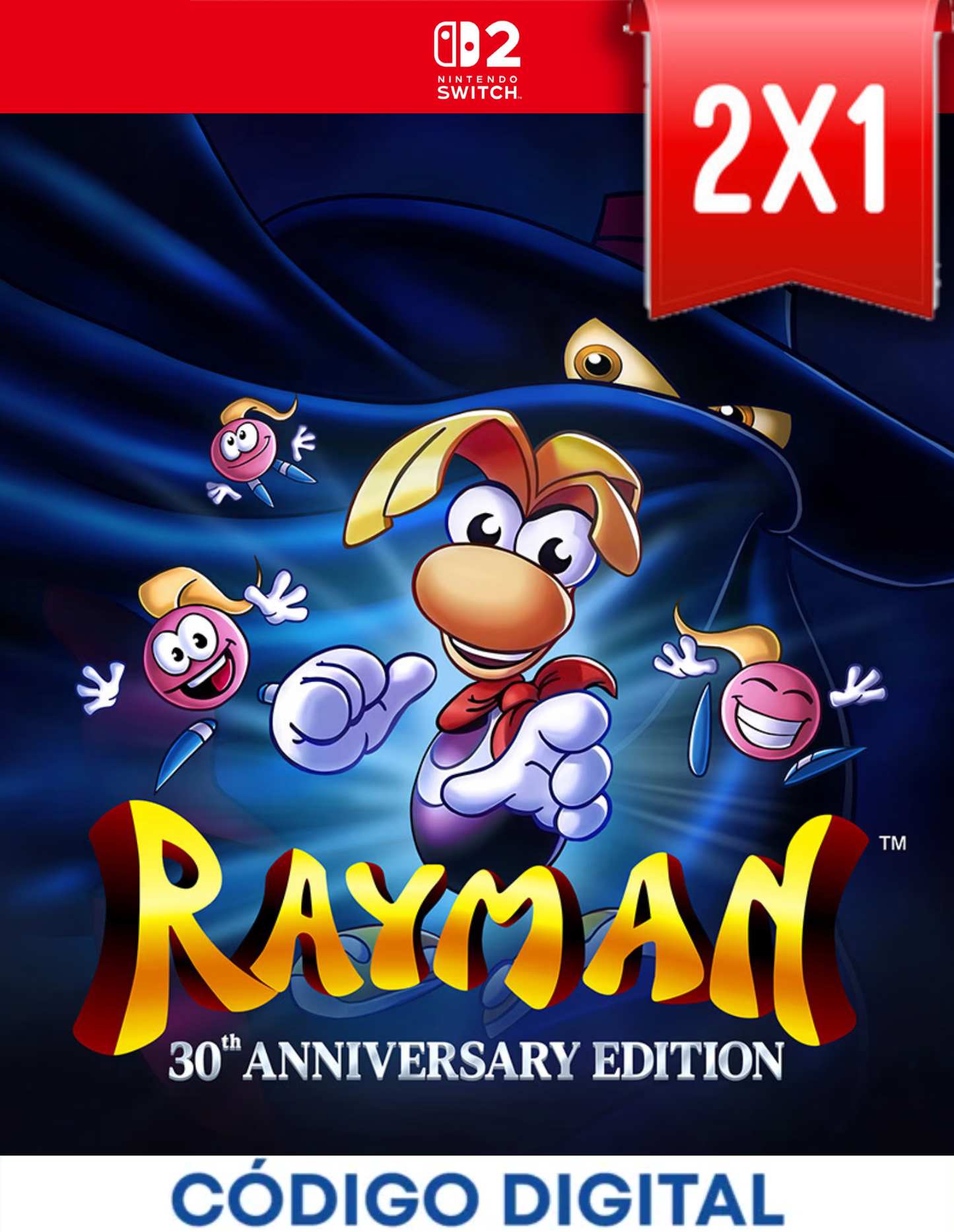 Rayman 30th Anniversary Edition Switch 2 [Codigo Digital]