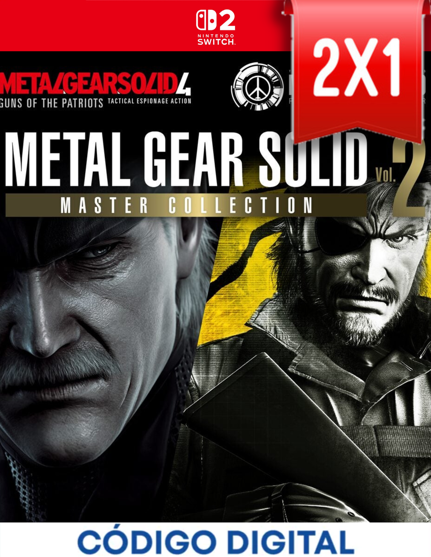 Metal Gear Solid Master Collection Vol 2 Switch 2 [Codigo Digital]