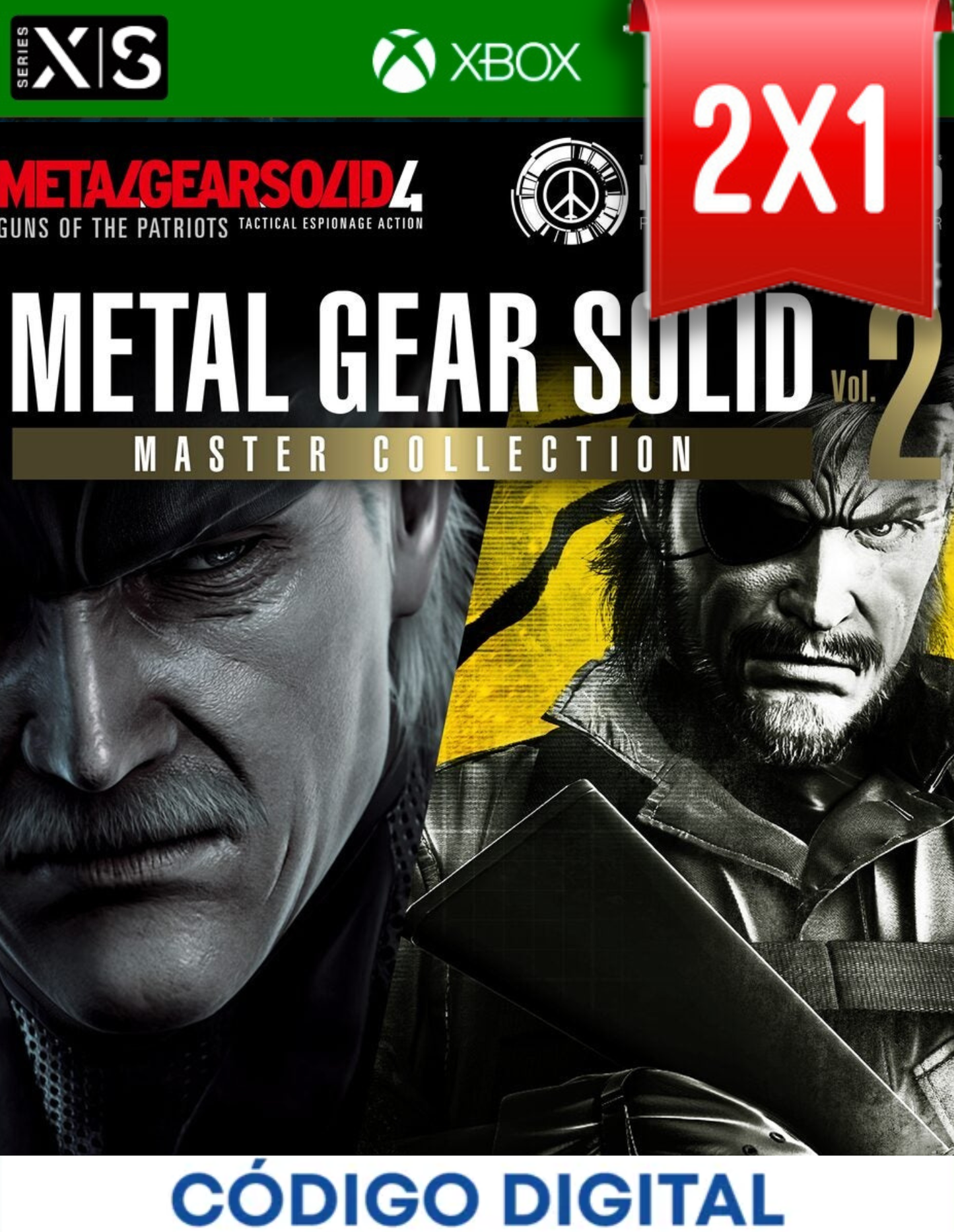 Metal Gear Solid Master Collection Vol 2 Xbox [Codigo Digital]